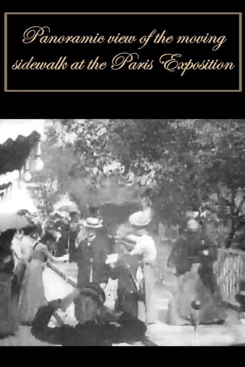 Panoramic View from the Moving Sidewalk at the Paris Exposition